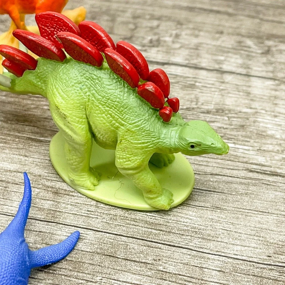 Phidal Dinosaur Figurine Lot of 12 T-Rex Stegosaurus Brachiosaurus Toy Figures